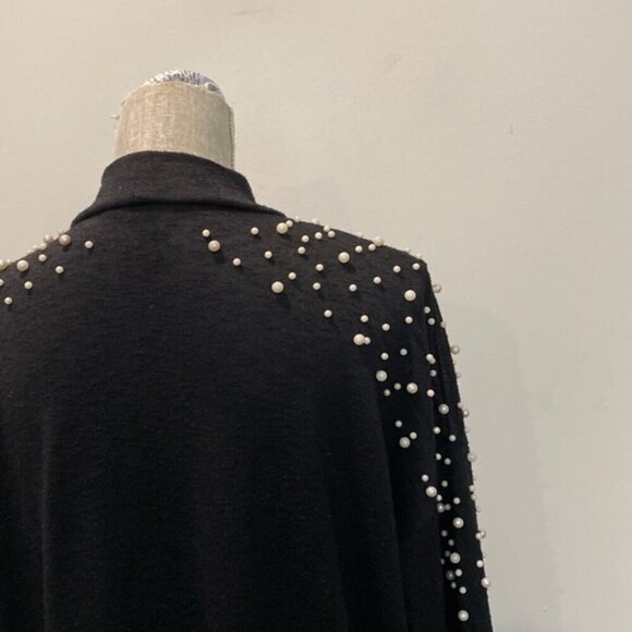 H&M Black Peal Long Sleeve Top - Picture 7 of 10